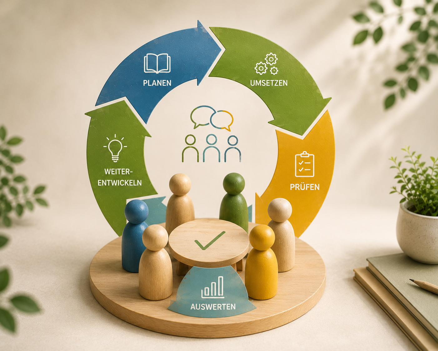 Qualitätssicherung – eine lernende Organisation, die ihr Handeln systematisch reflektiert
